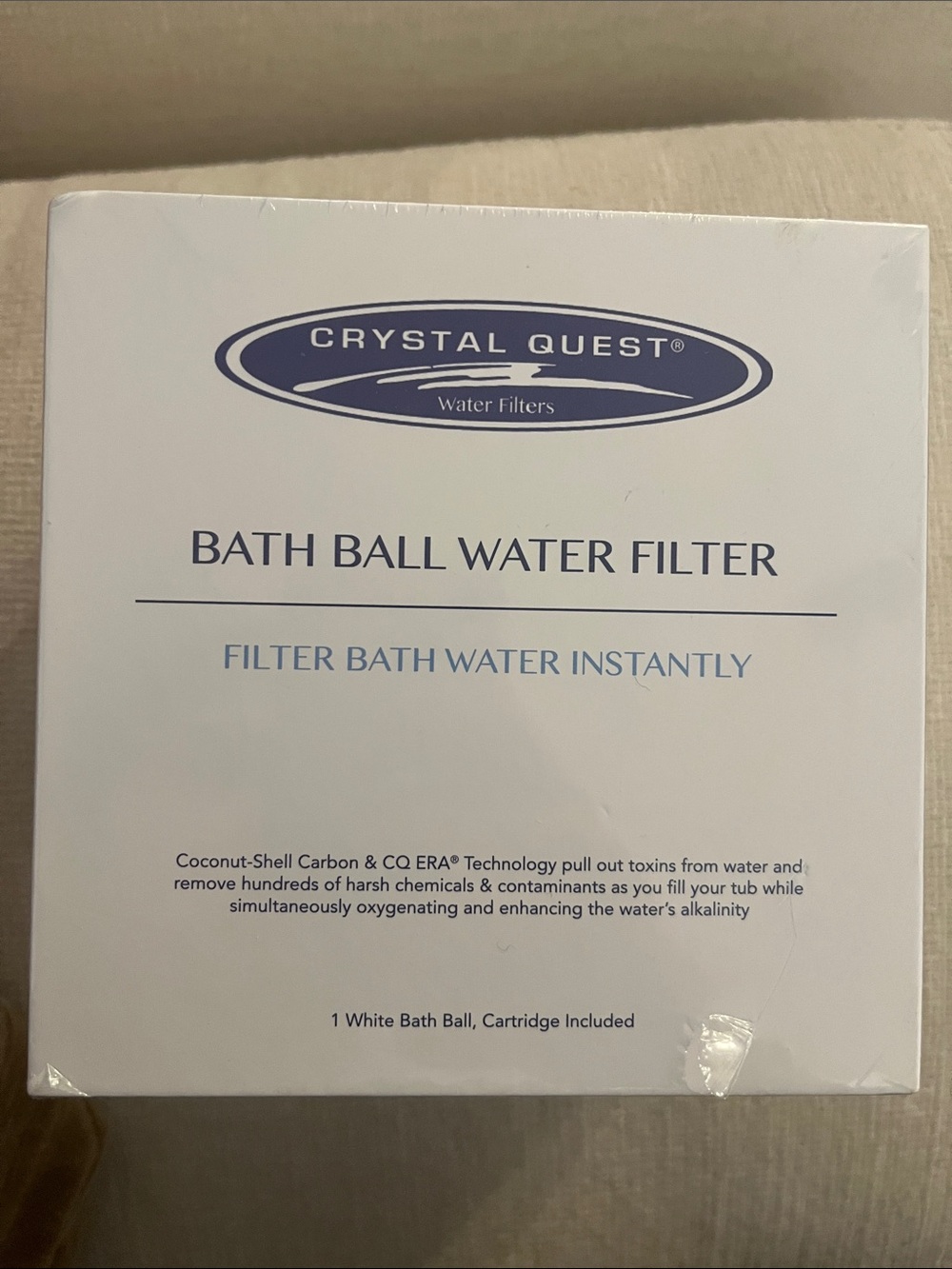 Crystal Quest Bath Ball Water Filter NWT